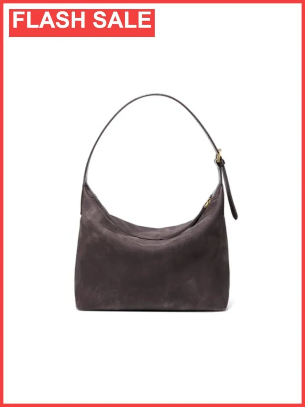 Faux Suede Hobo Bag for Women Medium Shoulder Crossbody Purse